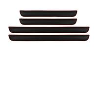 Bumper Protector Strip 4pcs Car Door Threshold Pad antistep protection Anti Scratch Step Protector Universal Sill Scuff Plate Stickers(B)