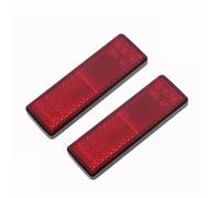 Bumper reflectors Universal Self-adhesive Rear Reflector Multi-purpose Strong Reflectivity Suitable For RVs Trucks Heavy Vehicles Trailers Etc(Red,2PCS)