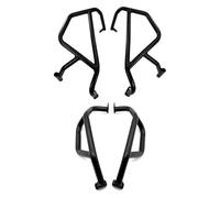 bumper side guard For CFMOTO 450MT 2024 Motorcycle Engine Guard Highway Crash Bar Frame Protection Bumper Accessories Bars(Full Set(Black))