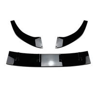 Bumper Splitter Spoiler For A3 8Y S3 2021-2023+ Car Lower Splitter Body Kit Blade Front Bumper Spoiler Lip(Gloss Black)