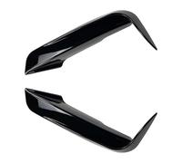 Bumper Splitter Spoiler For BMW F30 F31 F35 320i 328i 330i 335i 340i 316d 2012-2019 Front Bumper Splitter Trim Kit Fog Light Lamp Cover Canards Spoiler(Gloss BlackSHo)