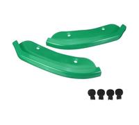 Bumper Splitter Spoiler For Dodge For Challenger For SRT For Scat For Pack Hellcat Coupe 2DR 2015-2020 2PCS Bumper Lip Splitter Spoiler Guard Protection Front(Green)