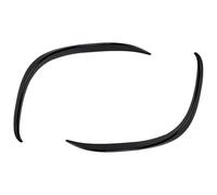 Bumper Splitter Spoiler For M&erces For Benz C Class W205 C200 C260 2019-2022 Car Front Fog Lamp Strip Air Intake Grille Slats Trim Cover Spoiler Wing(2pcs Gloss Black)