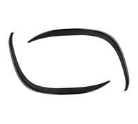 Bumper Splitter Spoiler For M&erces For Benz C Class W205 C200 C260 2019-2022 Car Front Fog Lamp Strip Air Intake Grille Slats Trim Cover Spoiler Wing(2pcs Carbon Look)