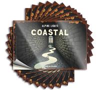 Bumper Sticker Alpine Lights Coastal: A Journey Through Nature's Glow Stickers 10Pcs Bar Accessories Man Cave Car Stickers for Men(6X9CM)