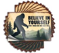 Bumper Sticker Believe in Yourself: The Power of Self-Confidence Stickers 10Pcs Toolbox Stickers Hardhat Stickers and Decals(12X18CM)