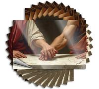 Bumper Sticker Hands of History: A Symbolic Connection Stickers 10Pcs Bumper Stickers Family Car Stickers(6X9CM)