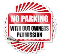 Bumper Sticker No Trespassing with Out Owners Permission Funny Sticker 10 Pcs Stickers for Cars Funny Sticker(6X9CM)