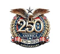 Bumper Stickers, 250th Stickers 1776-2026 Car Bumper Stickers for Doors, Automobiles, Laptops, Design Toolboxes