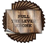 Bumper Stickers Pull The Lever Kronk Funny Sticker 10 Pcs Prank Stickers for Adults Biker Helmet Stickers(12X18CM)