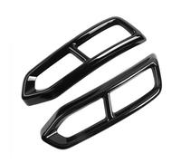 Bumper tailpipes For A6 C8 2019 Car Tail Pipes Exhaust Pipe Silencer Frame Cover Trim Sticker Chrome Exterior Rear muffler tailpipe