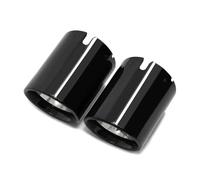 Bumper tailpipes For BMW Z4 G29 Xdrive 20i 30i 2019-2024 Car Muffler Tip Tailpipe Replacement Exhaust Trim Cover 2pcs/lot Black Tailpipe trim strips(Black)
