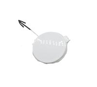 Bumper Tow Hook Cap Auto Front Bumper Towing Hook Cover Lid Tow Hook Eye Hauling Trailer Cap Garnish For VW For Polo 2011-2013 6R0807241A UOEMCRTB(White)