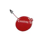 Bumper Tow Hook Cap Auto Front Bumper Towing Hook Cover Lid Tow Hook Eye Hauling Trailer Cap Garnish For VW For Polo 2011-2013 6R0807241A UOEMCRTB(Red)