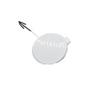 Bumper Tow Hook Cap For VW For Polo 2011 2012 2013 Auto Front Bumper Towing Hook Cover Lid Tow Hook Eye Hauling Trailer Cap Garnish 6R0807241A UOEMCRTB(White)