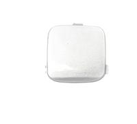 Bumper Trailer Cover For F&ord For Focus II MK2 Hatchback 2005-2007 Auto Part Rear Bumper Towing Hook Cover Cap 1323934 1353157(Silver)