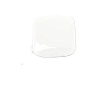 Bumper Trailer Cover For F&ord For Focus II MK2 Hatchback 2005-2007 Auto Part Rear Bumper Towing Hook Cover Cap 1323934 1353157(White)