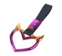 Bumper Warning Ring Decor - Versatile, Car Handle Straps, Heart Handle Keychains | Valentine Reflect Car Decoration for Seamless Integration-no Complex Tools Required