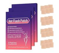 BumpGlow Menopause Relief Patches Therapy Patches Natural Hot Flash Patch for Sleeping Aid & Restful Nights-Relieves Hot Flashes, Dryness, Excessive Sweating-Menopause Support-Estrogen Free(24 Count)