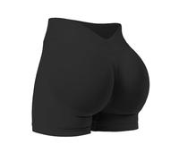BumpGlow Women's V Back Workout Scrunch Butt Lifting Gym Sports Shorts | High Waist,Tummy Control,Buttery Soft,No Front Seam,Running Shorts,Squat-proof Coverage,Four-way Stretch,Non See Through,4.5"