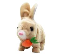 Bumping Rabbit - Electric Hare Toy, 6.7 Inch Rabbit Bounces, Plush Rabbit Toys, Easter Soft Toys, Interactive Electronic Pet | Toys Cuddly