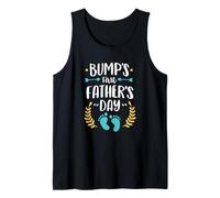 Bumps First Father's Day Shirt Baby Expecting Mom Dad Gift Tank Top