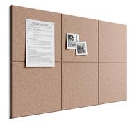 Bumusty Cork Board Alternative, 6-Pack Felt Pin Board, Terracotta