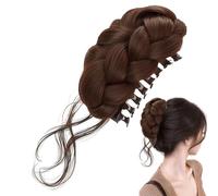 Bun Hair Accessory - Stage Hairdressing Supplies | Bun Extension Hairpiece - For Brides Professional People University Students Wedding Office Date Night Dinner Party