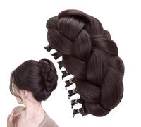 Bun Hair Accessory Wedding Hairstyle Hair Styling Accessories | Artificial Bun Hair Claw Clip For Women Ladies Wives Mothers Brides Special Occasions Fashion Lovers Travelers Wedding
