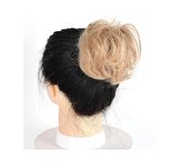 Bun Hair Piece Curly Messy Hair Bun Chignon Donut Hair Pad Elastic Hair Synthetic Hairpiece for Women Hair Pieces for Women(18)