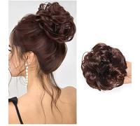 Bun Hair Piece for Women - Claw Clip Bun HairPieces, Claw Clip Hair BunExtension, Daily Wear for Thin or Short Hairs (Reddish brown)