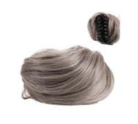 Bun Hair Piece Mini Claw Clip in Messy Cat Ears Hair Synthetic Short Claw on Chignon Hair Extension Donut Updo Claw Clip In Hairpiece for Women Hair Pieces for Women(FB001-171)