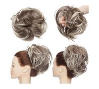 Bun Hair Piece Synthetic Fluffy Chignon with Elastic Band Tousled Messy Bun Hair Updo Chignon Hair Ponytail Hairpiece for Women 85g Hair Pieces for Women(1847)