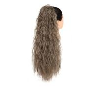Bun Hair Pieces for Women 24" Long Curly With Drawstring Puff Ponytail Hair Extension Synthetic Ponytail Hair Clip Bun for Women's Everyday Use Messy Bun Hair Piece(27)