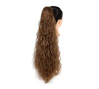Bun Hair Pieces for Women 24" Long Curly With Drawstring Puff Ponytail Hair Extension Synthetic Ponytail Hair Clip Bun for Women's Everyday Use Messy Bun Hair Piece(09)