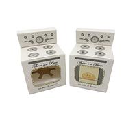 Bun in the Oven Cupcake Boxes for Baby Shower Favor, Boy Girl Gender Reveal Party (12 pcs, White Reveal)