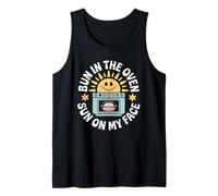 Bun In The Oven Sun On My Face Summer Pregnancy Tank Top