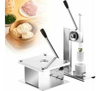 Bun Making Machine, Semi Automatic Steel Chinese Baozi Making Mold, Baozi Maker with Dough Press Machine, Closing Machine and Molds