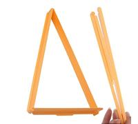 Bun Making Tool - 14.5 x 22.5 x 2.2 cm Large Triangular Dough Cutter, Non-Stick Pastry Mould, Durable, Food Safe Roller, Baking Tray