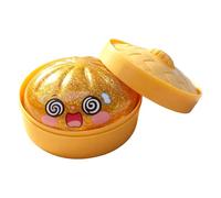 Bun Pinch Vent Toy, Glitter Stress Fidget, Small Size for Teens Workers, Relaxing Detail Feature, Stress Relief Category Utility, Home School Office Party Favor Classroom Prize Use Daily Fun