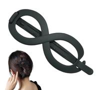 Bun Ponytail Curved Hair Claw Clips - Non-Slip Clamp, Banana Holder, Styling Jaw Clip Set, Chic Accessory Collection Pack, Flexible Tool with Suitable Women's Hairstyles for Women, Fran