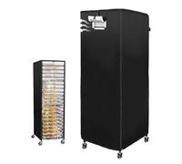 Bun Rack Cover - PVC Bread Rack Cover, Heavy Duty Protection Racks, Dustproof Waterproof High Density Zippered Sheet Pan Protector for Kitchen Food Prep Buffet Dining Room Party Bakery Shops