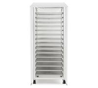 Bun Rack Cover Transparent PVC Bakery Rack Cover with 4 Sided Zipper for Universal 10/20 Tiers Sheet Pan Shelf Waterproof Dustproof for Bakery Tray Shelf Home Kitchen Bread Shop(153x70x58 cm)