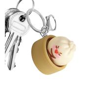 Bun Stress Keychain, Cute Desktop Fidget Toy, Soft Squishy Keyring with Stress Relief Feature, Fidget Gadget for Boys Girls, Bun Toy with Playful Style, Fidgeta Keychain for Office Travel
