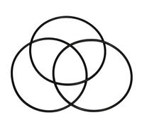 Buna-N O-Ring Replacement for GE HHRING / WS03X10054, 5.50" ID, 0.165" Thickness, 3 Pack