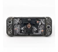 BUNBOO.Protective Slim Case for Nintendo Switch OLED, Dockable Hard Shell for Switch OLED .Ergonomic Grip Cover for Joycon.Church and Black Bow tie (Switch 2017)