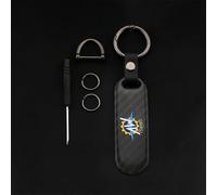 BUNCC Motorcycle Carbon fiber Keyring Key Ring Keychain, For MV AGUSTA Accessories