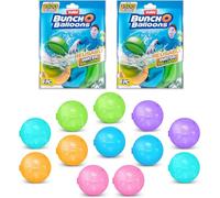 Bunch O Balloons Reusable Water Balloons,for Kids, Adults (12 Pack - Asst. Colors)
