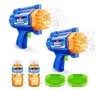 Bunch O Bubbles Medium Motorized Dip Bubble Blaster 2 Pack, Automatic Bubble Machine for Kids, Teens and Adults, Perfect for Summer Outdoor Fun or Party (2 Pack)