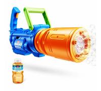 Bunch O Bubbles Spinning Barrel Bubble Blaster By Zuru, Motorized Bubble Machine With Led Lights, 30,000 Bubbles/min, Ages 3+